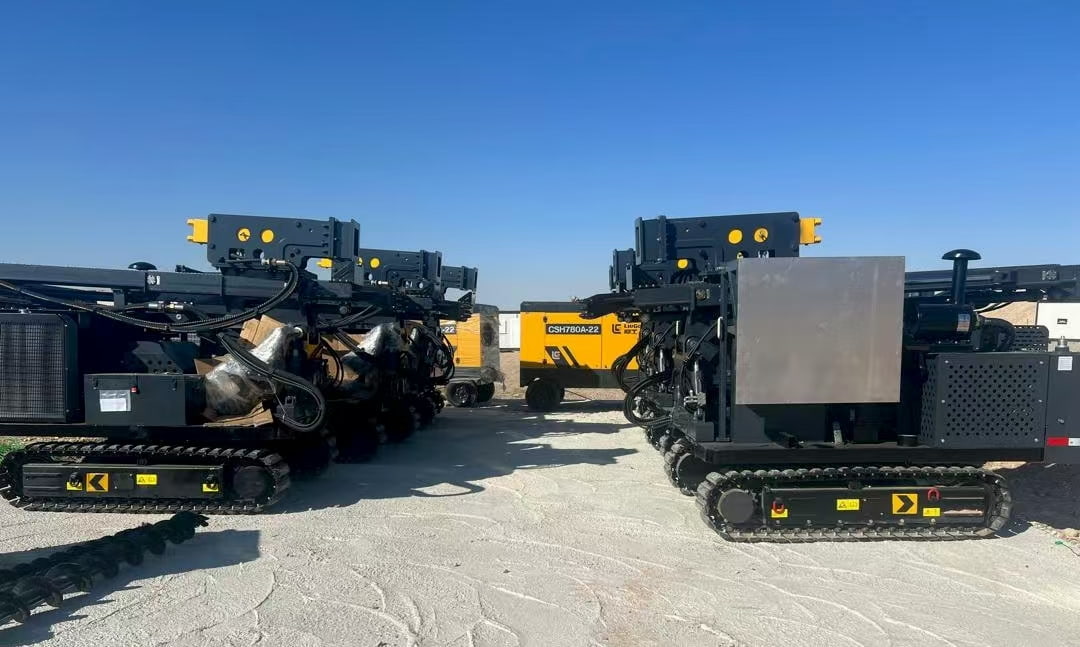 6 TZ536 Solar Pile Drivers Arrive at RADCO’s Algeria Solar Project Site