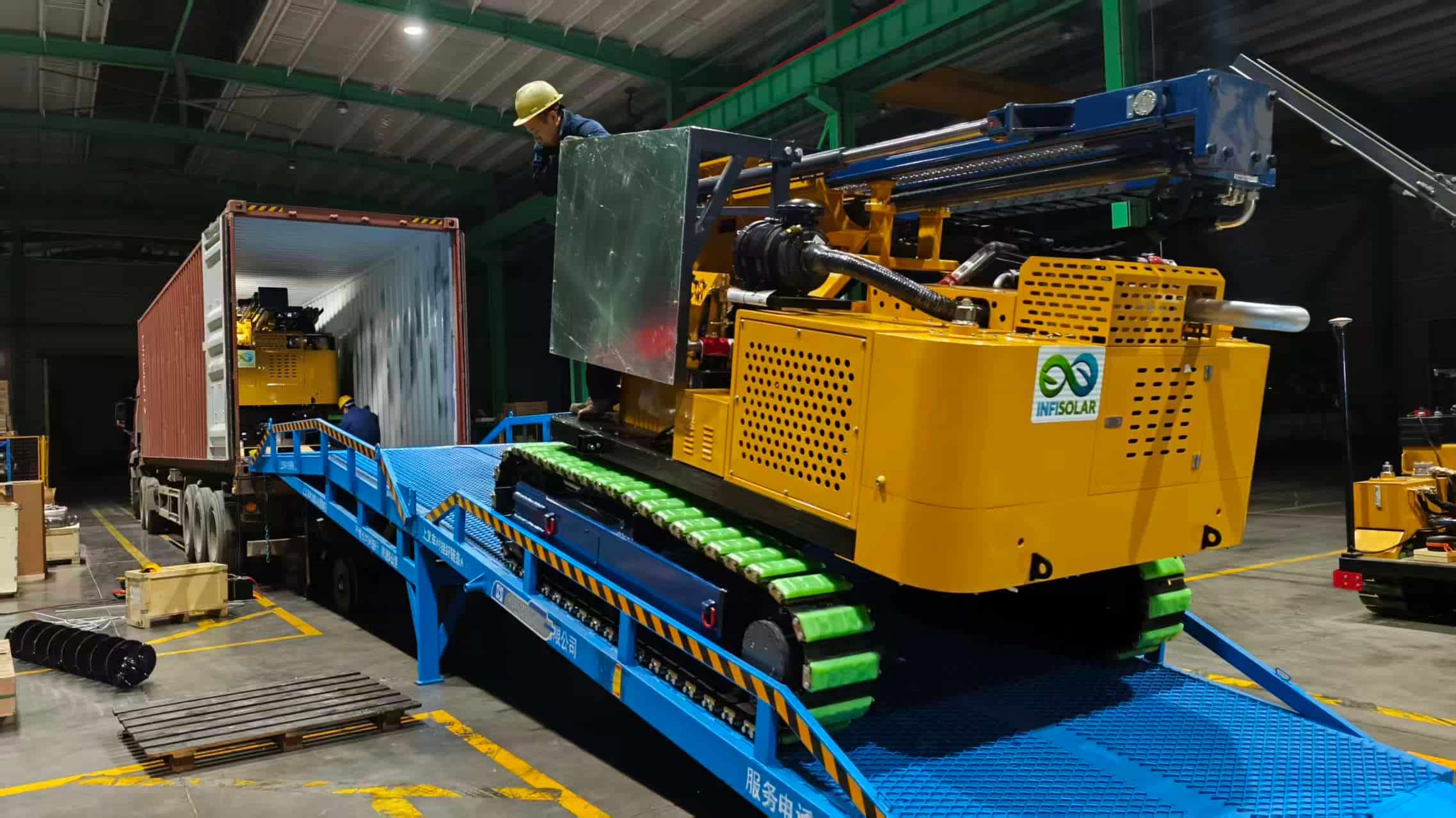 3 Custom TZ536 Smart Solar Pile Drivers by TeZhong Machinery Shipped to Egypt, Boosting PV Project Efficiency