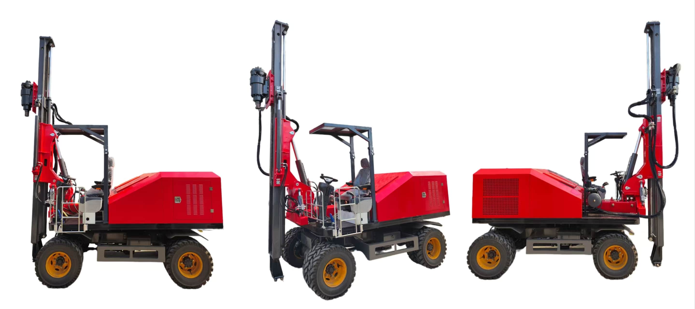 TZ680 Wheeled Solar Pile Driver: Empowering PV Construction with Efficiency